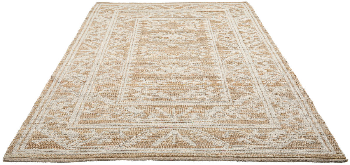 JUTETEPPICH 130/190 cm Creme, Beige rechteckig  - Beige/Creme, Natur, Textil (130/190cm) - Linea Natura