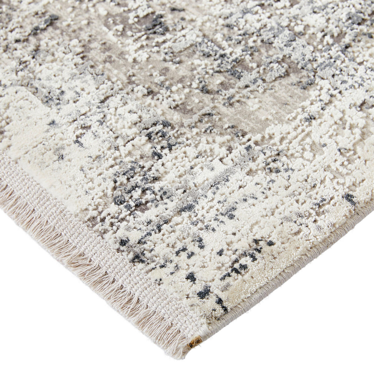 WEBTEPPICH 240/340 cm Grau, Schwarz, Beige  - Beige/Schwarz, Design, Textil (240/340cm) - Dieter Knoll