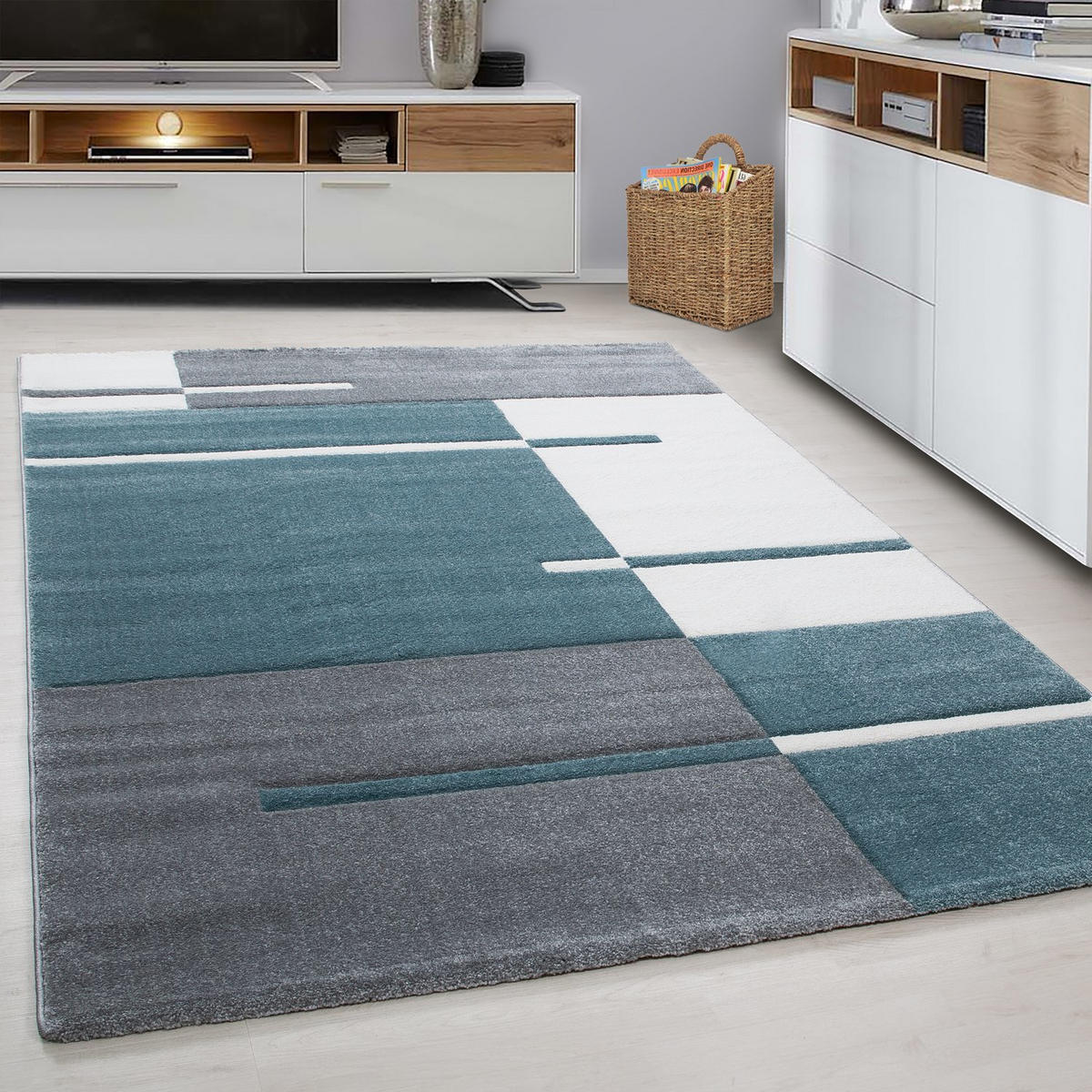 WEBTEPPICH 160/230 cm Hawaii 1310 Blau  - Blau, KONVENTIONELL, Textil (160/230cm) - Novel