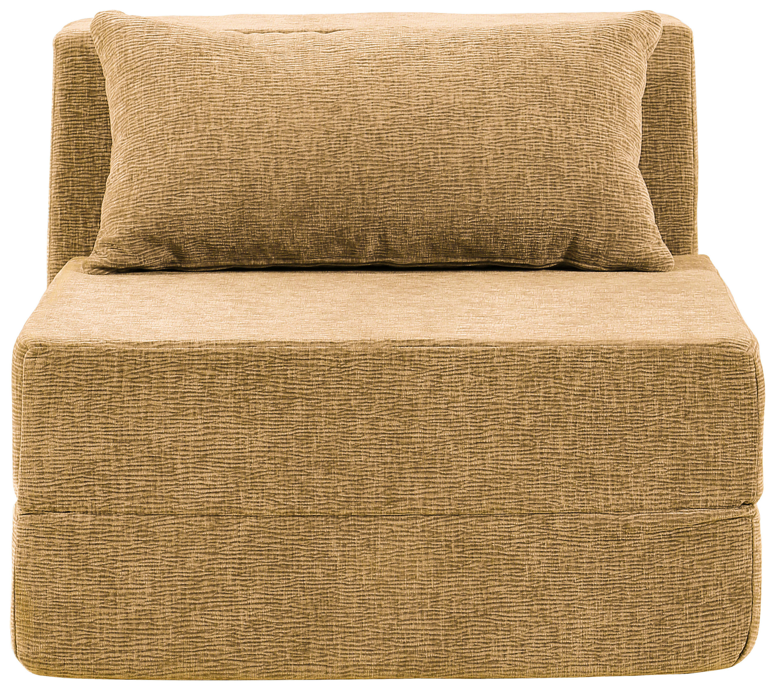 SOFAELEMENT Leinenoptik Gelb  - Gelb, Design, Textil (82/64/95cm) - P & B
