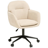 DREHSTUHL  in Webstoff Beige  - Beige/Schwarz, MODERN, Kunststoff/Textil (55/85-95/60cm) - MID.YOU