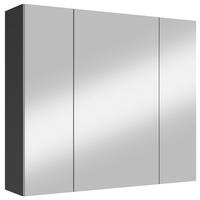 SPIEGELSCHRANK 80/70/20 cm  - Schwarz, MODERN, Glas/Holzwerkstoff (80/70/20cm) - MID.YOU