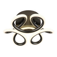 LED-DECKENLEUCHTE 26/10 cm   - Anthrazit/Weiß, Basics, Kunststoff/Metall (26/10cm) - Globo