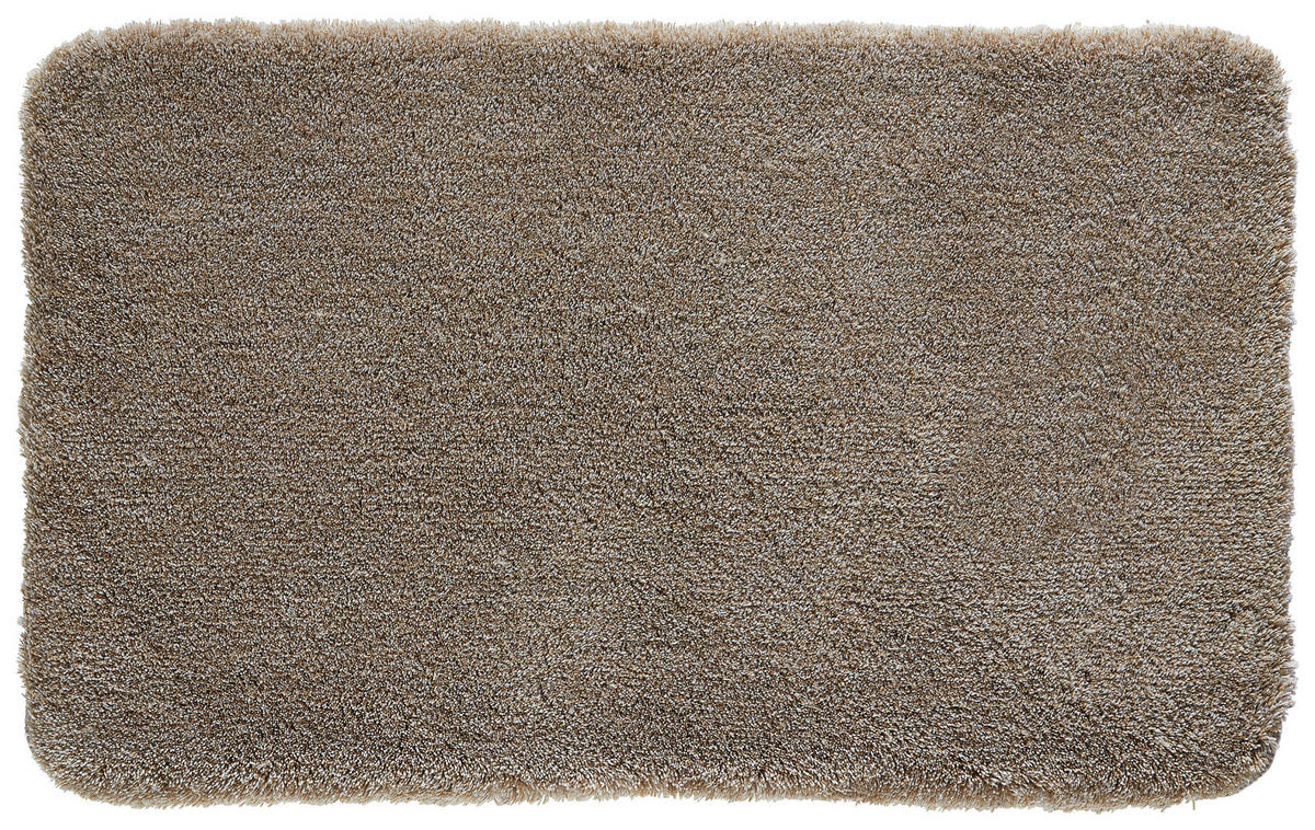 BADTEPPICH Taupe 70/120 cm  - Taupe, Basics, Kunststoff/Textil (70/120cm) - Kleine Wolke