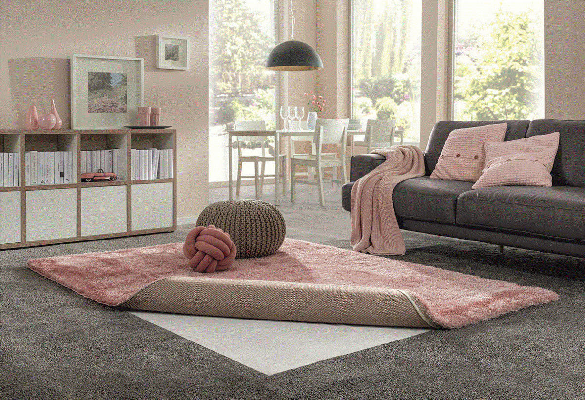 PODLOŽKA POD KOBEREC, 120/170 cm, bílá - bílá, Konvenční, plast (120/170cm) - Homeware
