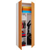 MEHRZWECKSCHRANK 70/178/39 cm  - Weiss/Silberfarben, Design, Holzwerkstoff/Kunststoff (70/178/39cm) - MID.YOU