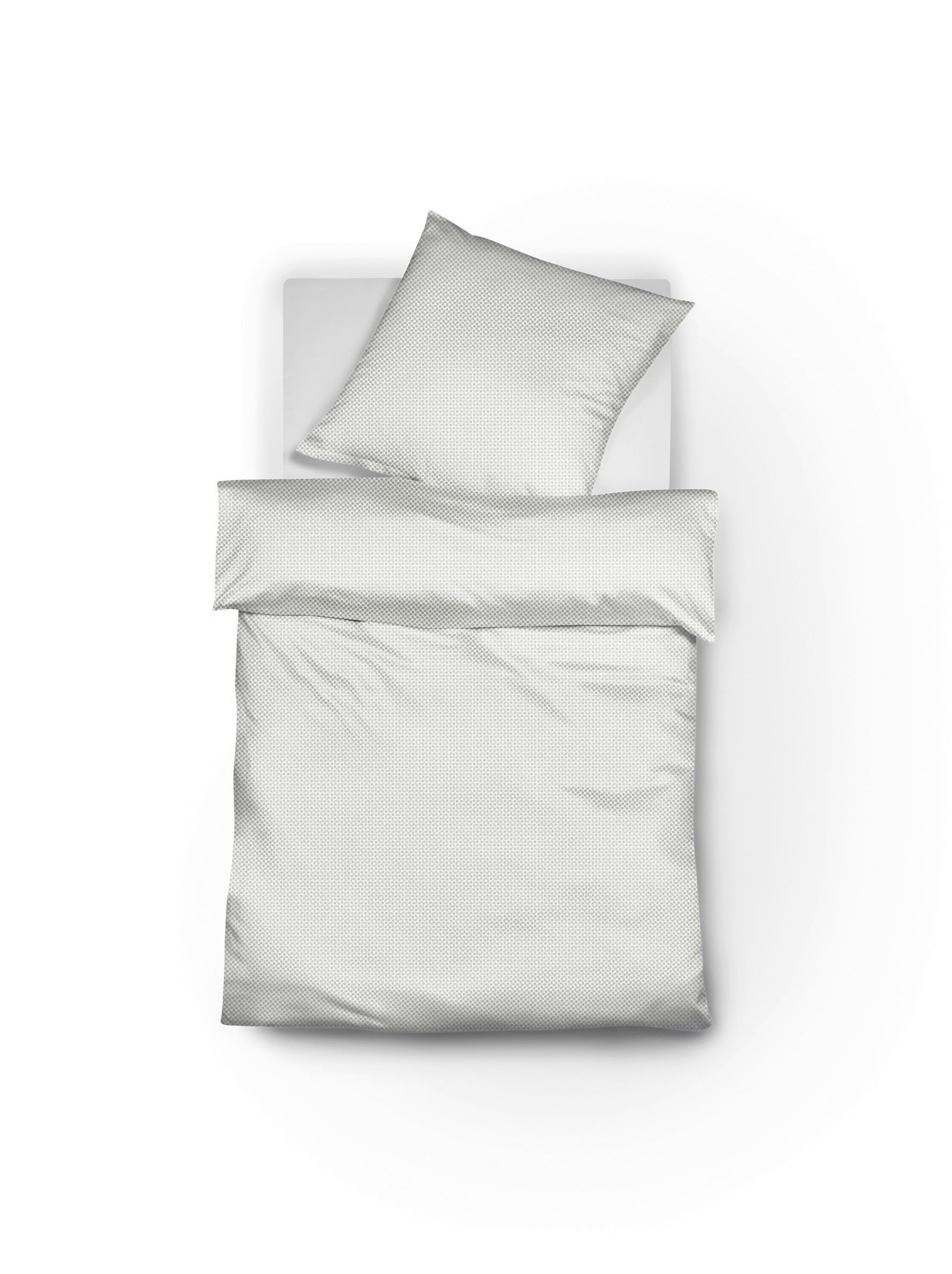 BETTWÄSCHE 200/200 cm Porto Jacquard  - Grün, KONVENTIONELL, Textil (200/200cm) - Fleuresse