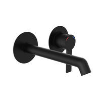 WASCHTISCHARMATUR 20/8/27 cm  - Schwarz, Basics, Metall (20/8/27cm) - Schütte