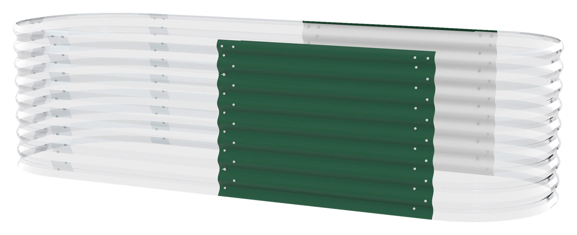 HOCHBEET-ERWEITERUNG 80/63/80 cm  - Dunkelgrün, Basics, Metall (80/63/80cm)
