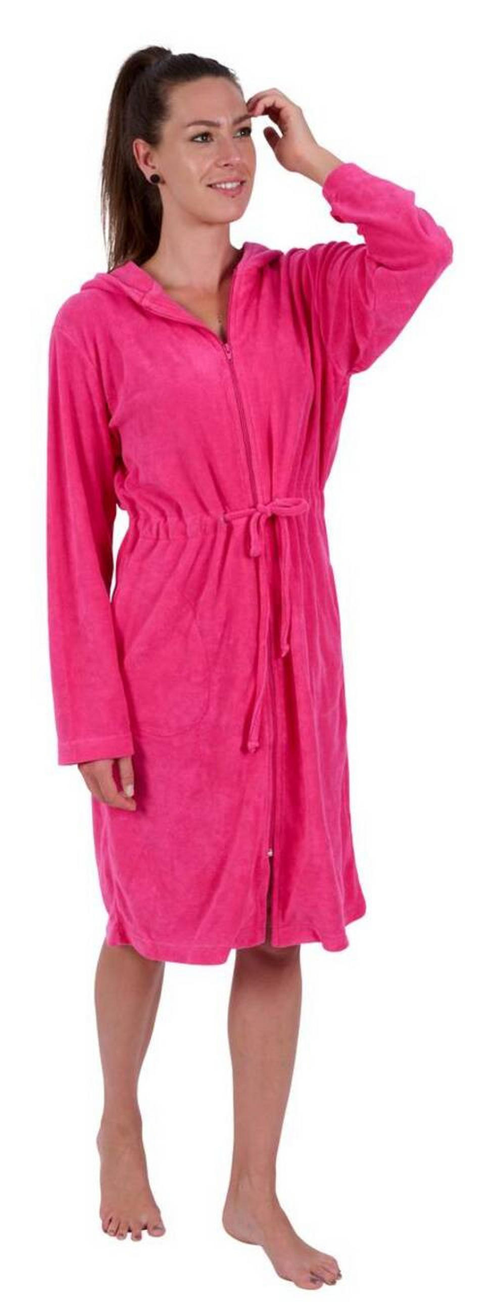 BADEMANTEL LILY L Unisex  - Magenta, KONVENTIONELL, Textil (Lnull) - Esposa