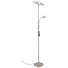 LED-STEHLEUCHTE - Nickelfarben, Design, Glas/Metall (180cm) LED-STEHLEUCHTE - Nickelfarben, Design, Glas/Metall (180cm)
