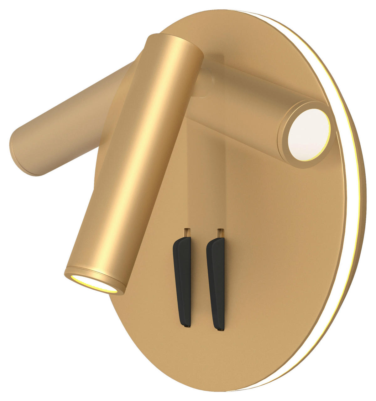 WANDLEUCHTE - Goldfarben, Basics, Metall (6,5/14/14cm) - MAYTONI