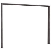 PASPARTOVÝ RÁM, sivá, 280/215/17 cm - sivá, Modern, kompozitné drevo (280/215/17cm) - Ti'me
