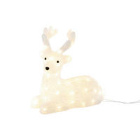 DEKORATIONSREN  - transparent, Lifestyle, plast (32/13/32cm) - X-Mas