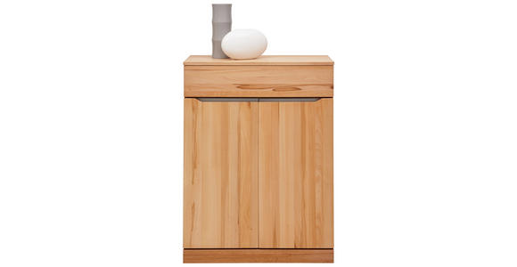 SCHUHSCHRANK - Buchefarben/Grau, Natur, Holz/Holzwerkstoff (80/107/38cm) - Valnatura