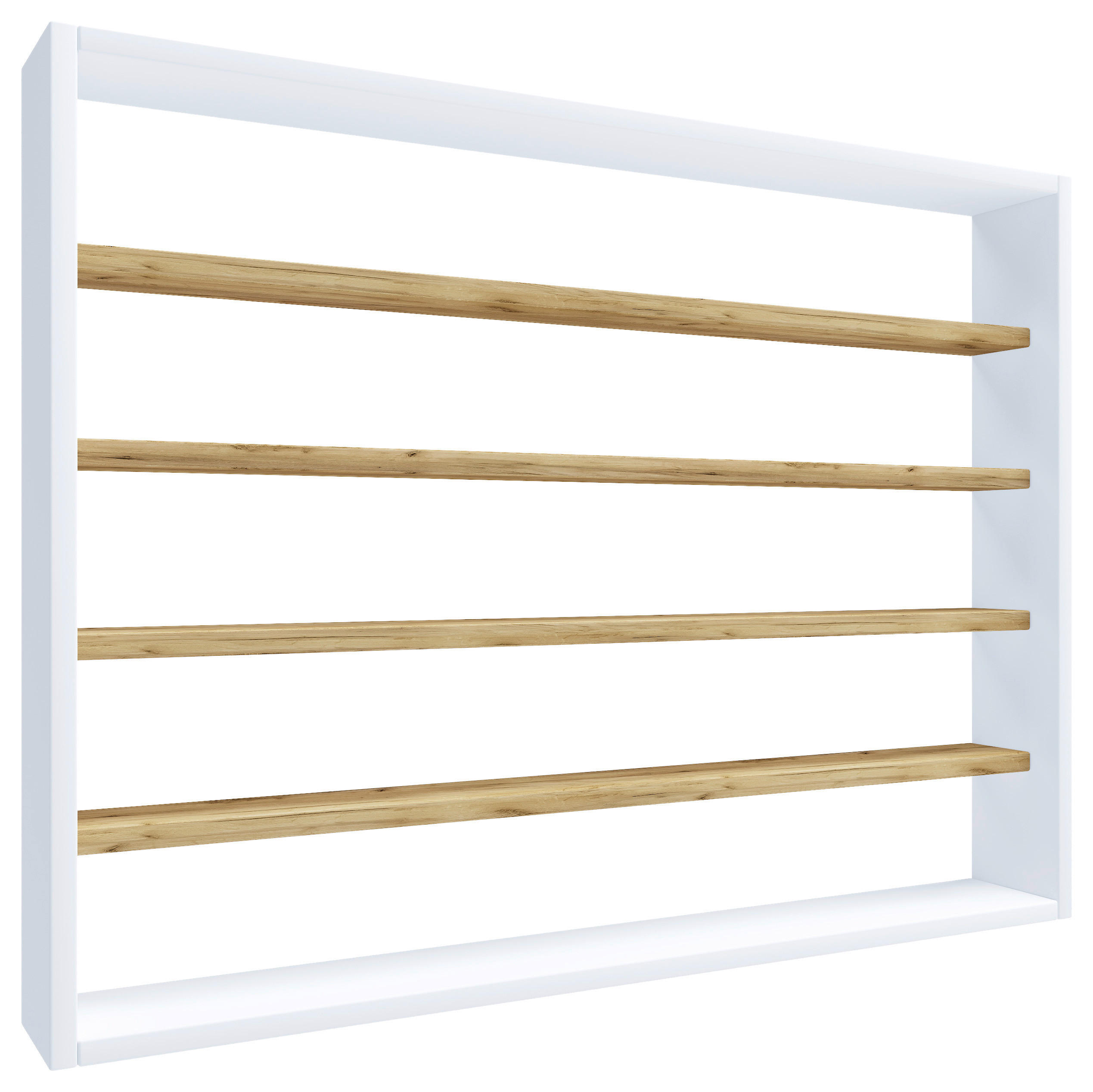 KÜCHENREGAL  - Honigeiche/Weiß, Basics, Holzwerkstoff (80/60/10cm) - MID.YOU