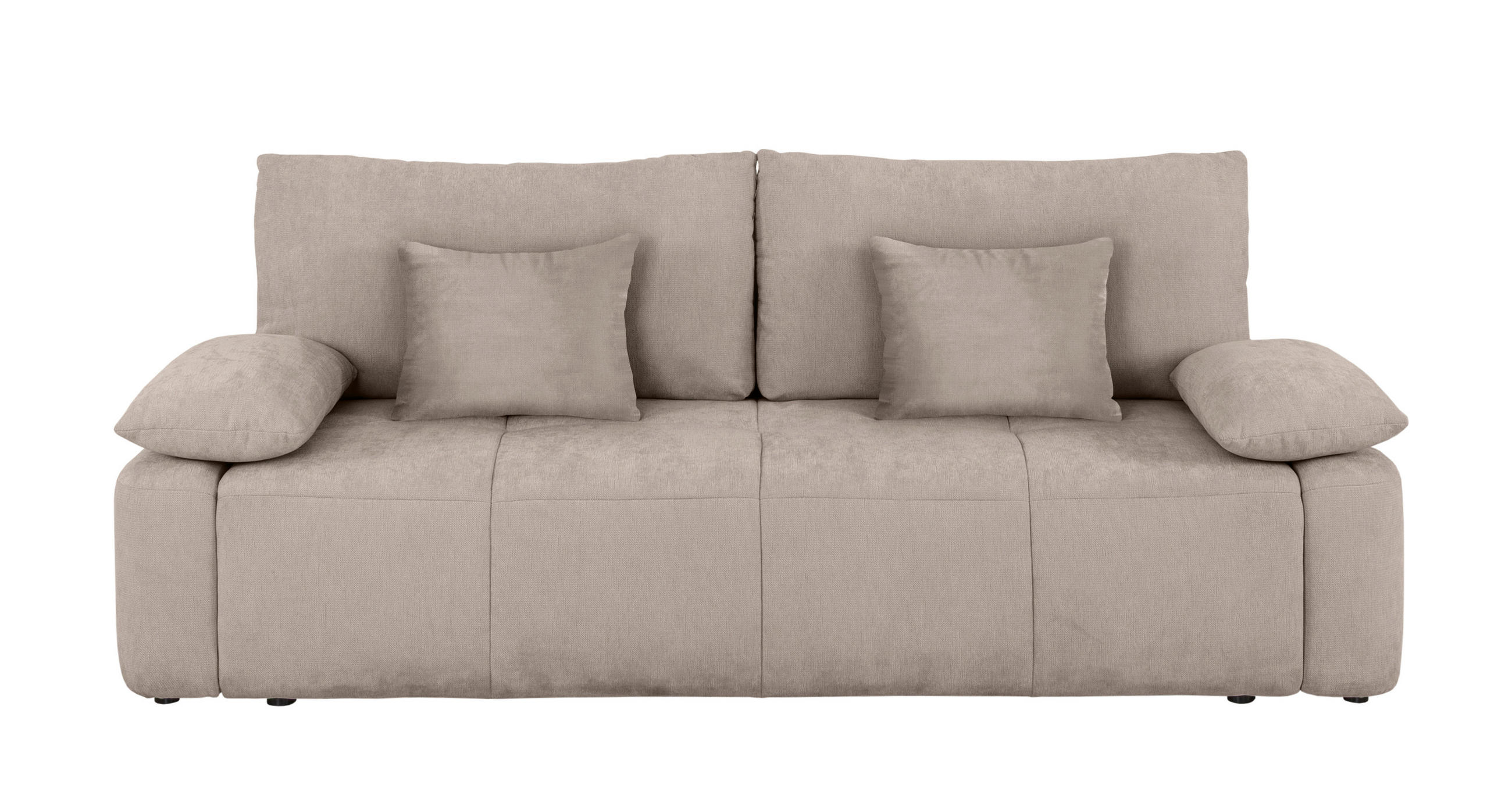 Mid.you Schlafsofa Hellgrau 240x93x108 cm