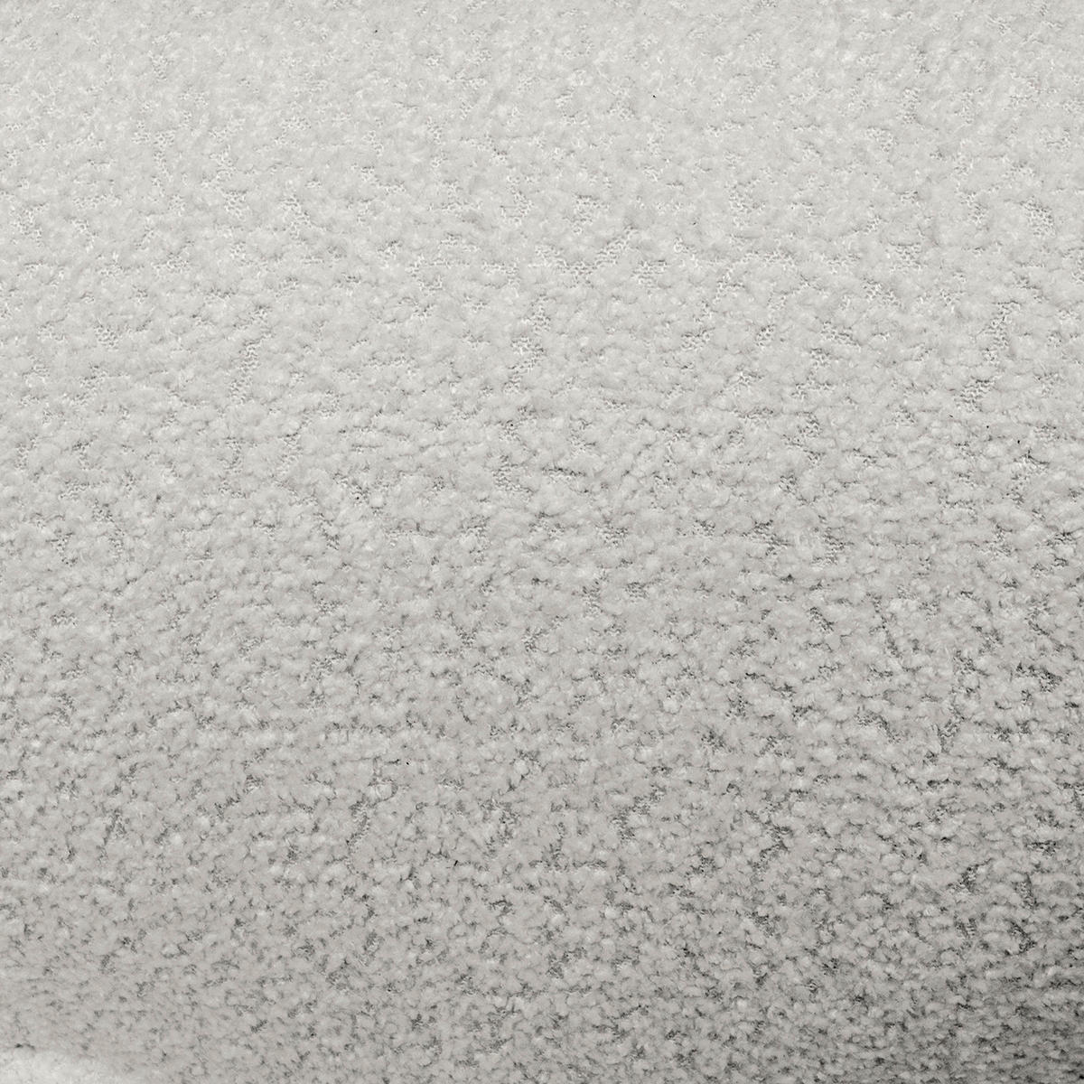 ECKSOFA in Bouclé Hellgrau  - Weiss/Hellgrau, Design, Kunststoff/Textil (300/113cm) - Livetastic