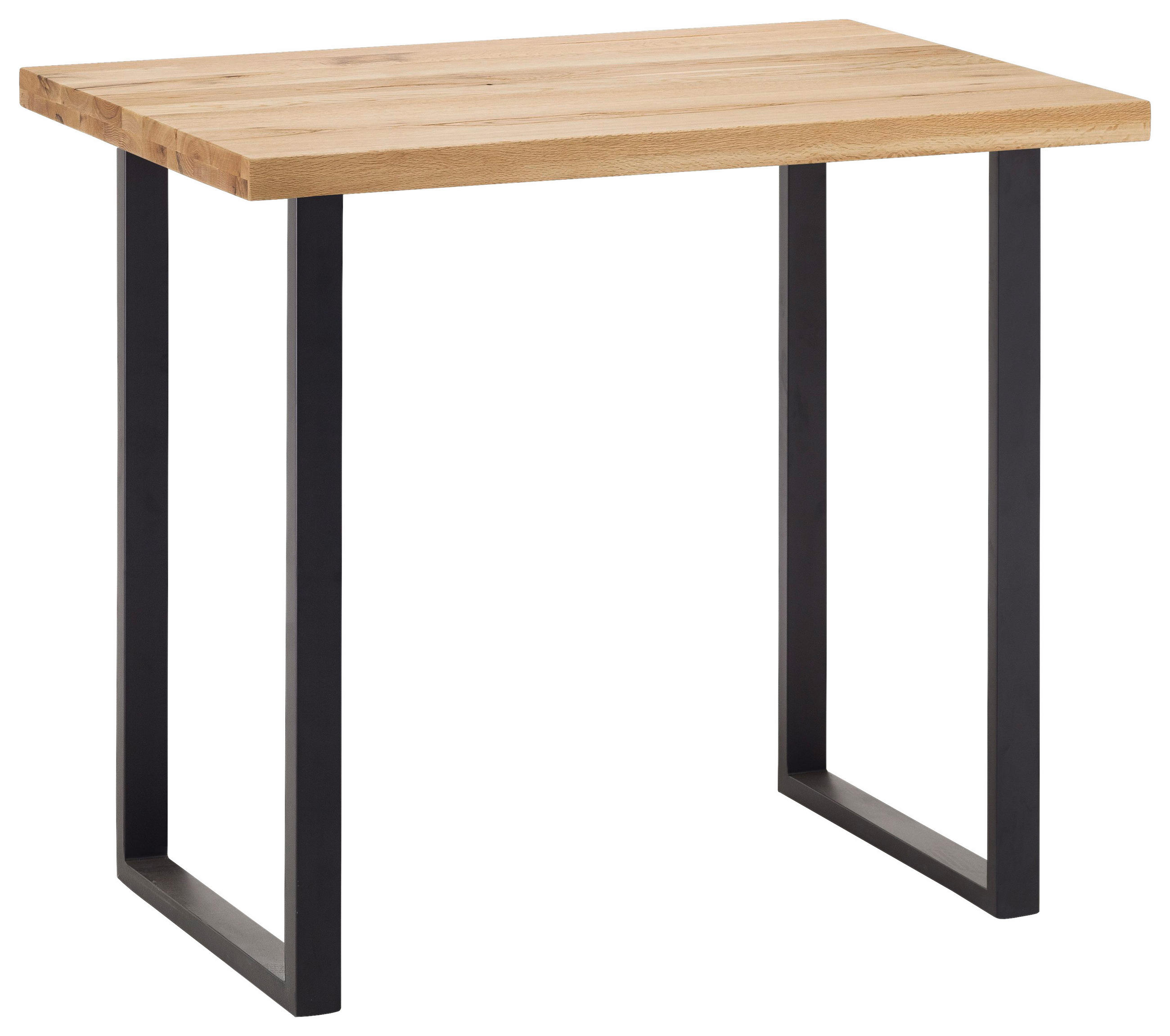 BARTISCH in Holz, Metall 120/80/95 cm   - Eichefarben/Anthrazit, Design, Holz/Metall (120/80/95cm) - MID.YOU