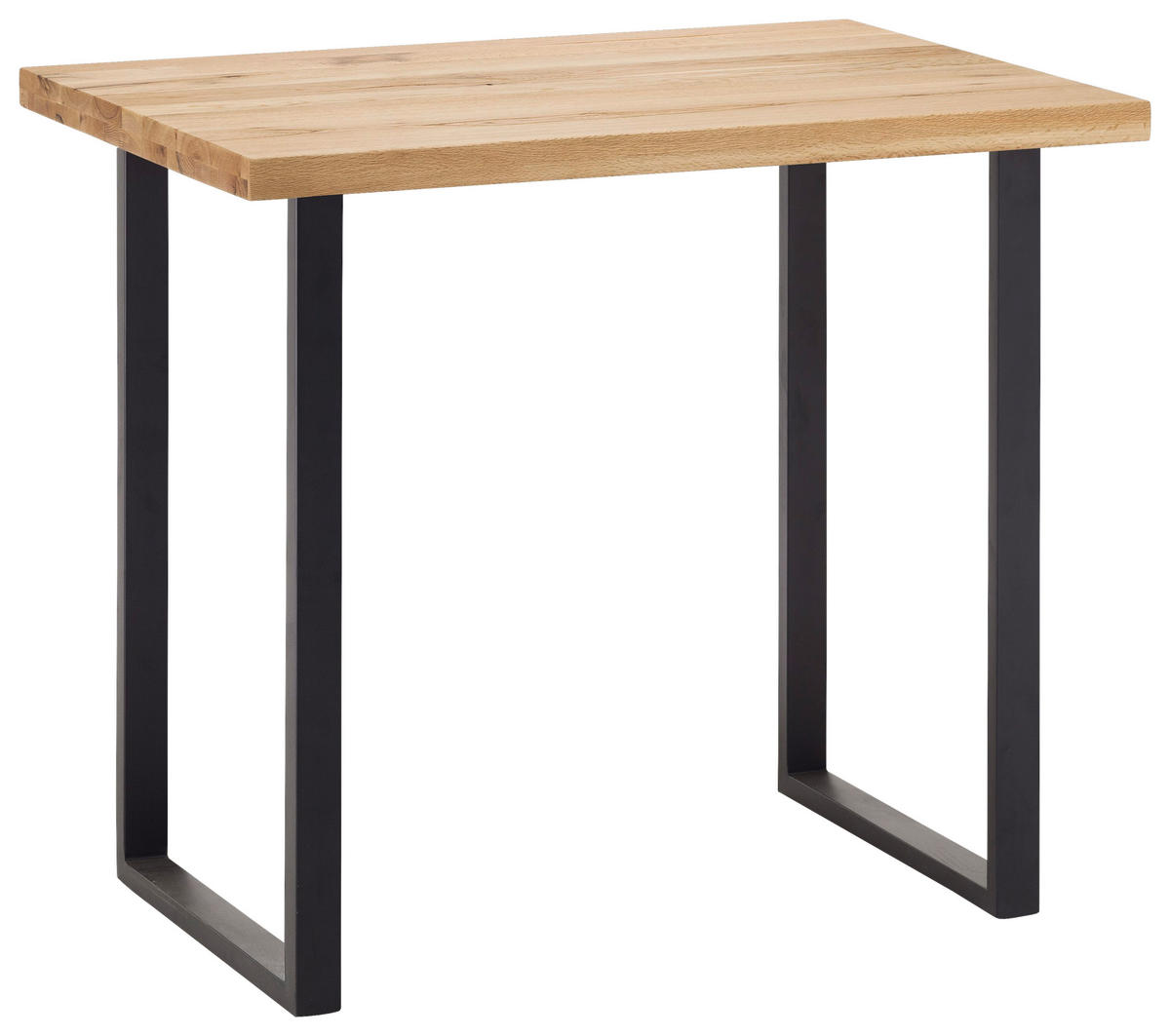 BARTISCH in Holz, Metall 120/80/95 cm   - Eichefarben/Anthrazit, Design, Holz/Metall (120/80/95cm) - Novel