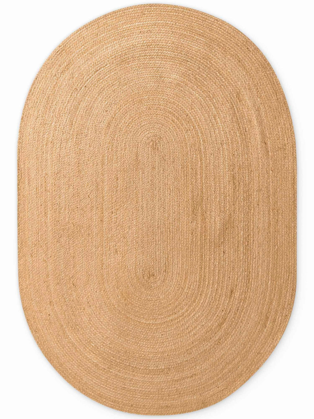 JUTETEPPICH 160/230 cm Jute Braided Honig, Hellbraun  - Hellbraun/Honig, Basics, Textil (160/230cm) - Hanse Home