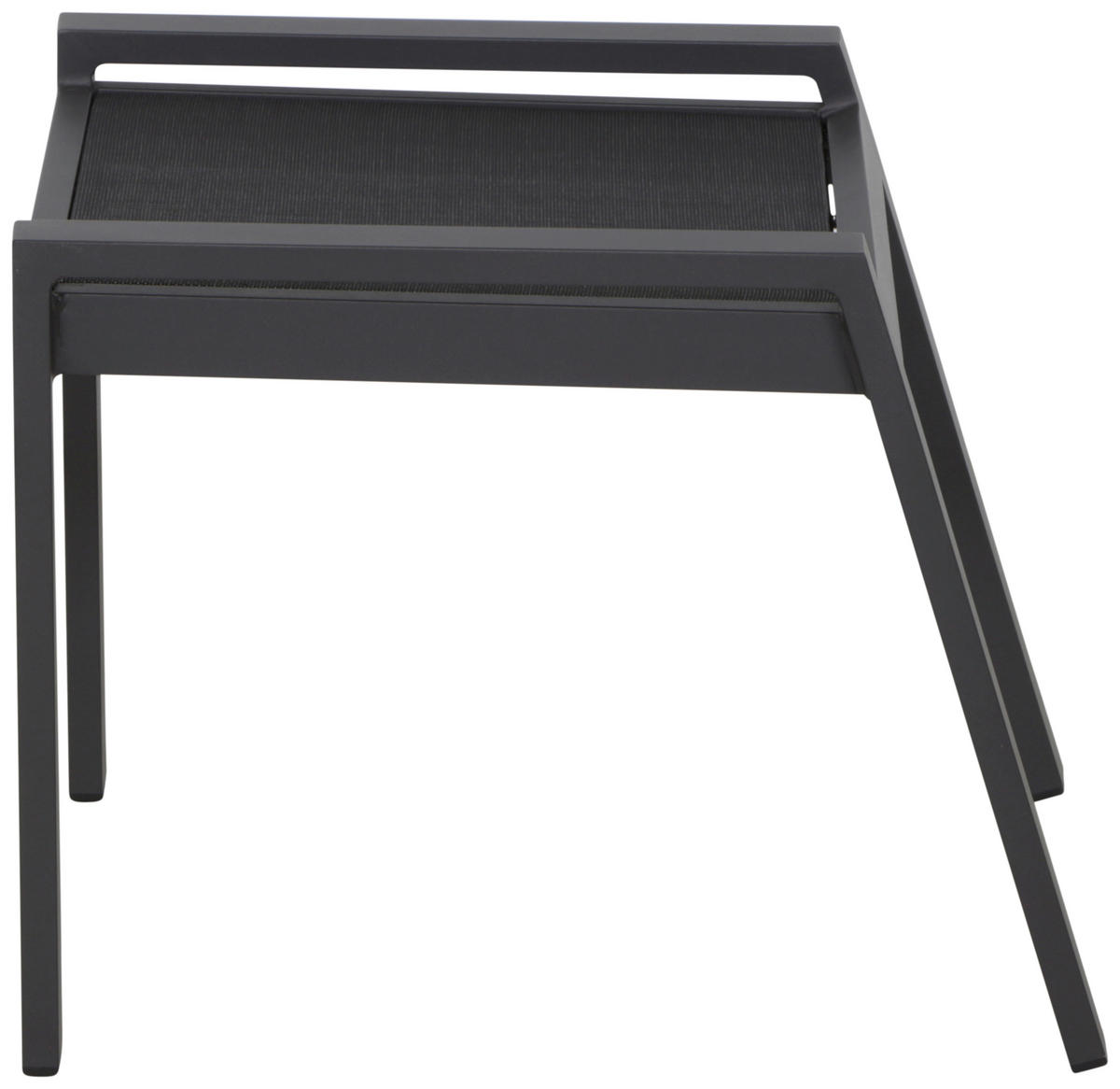 GARTENHOCKER  - Anthrazit, MODERN, Kunststoff/Metall (58/46,5/50cm) - Siena Garden