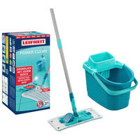 BODENWISCHER  - Türkis/Weiß, Basics, Kunststoff/Textil (33/148cm) - Leifheit