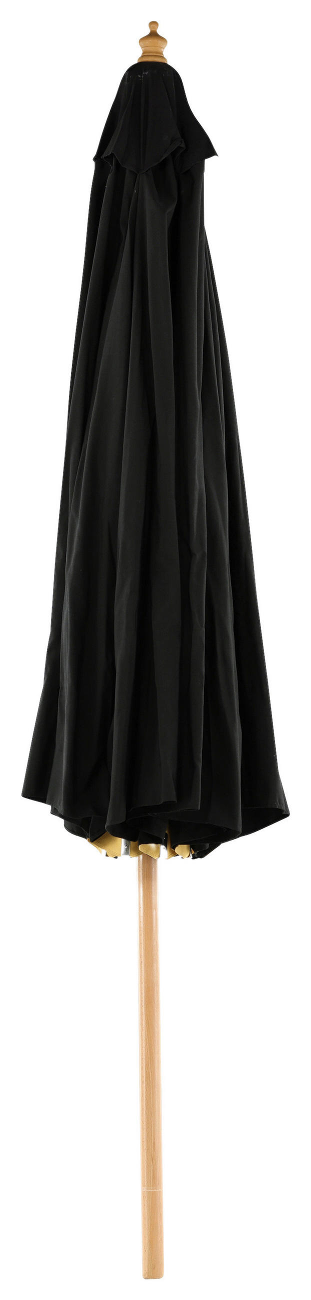 SONNENSCHIRM 330 cm  - Schwarz, KONVENTIONELL (330/258/330cm) - Gardenson