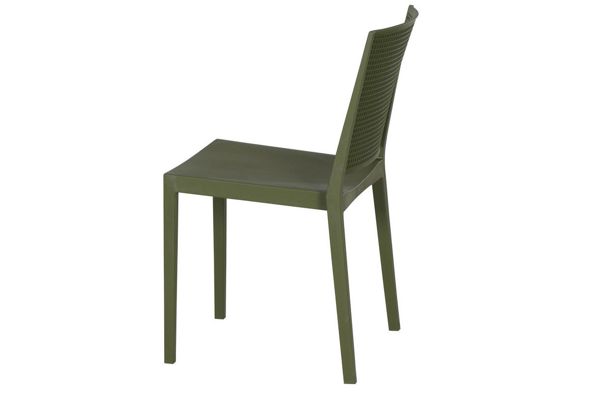 STAPELSTUHL Grün  - Grün, Basics, Kunststoff (46/80/56cm) - Siena Garden