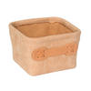 AUFBEWAHRUNGSKÖRBCHEN     - Beige, Basics, Textil (14/9/14cm) - Wenko