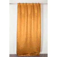 FERTIGVORHANG  blickdicht   140/280 cm  - Dunkelgelb, Basics, Textil (140/280cm)