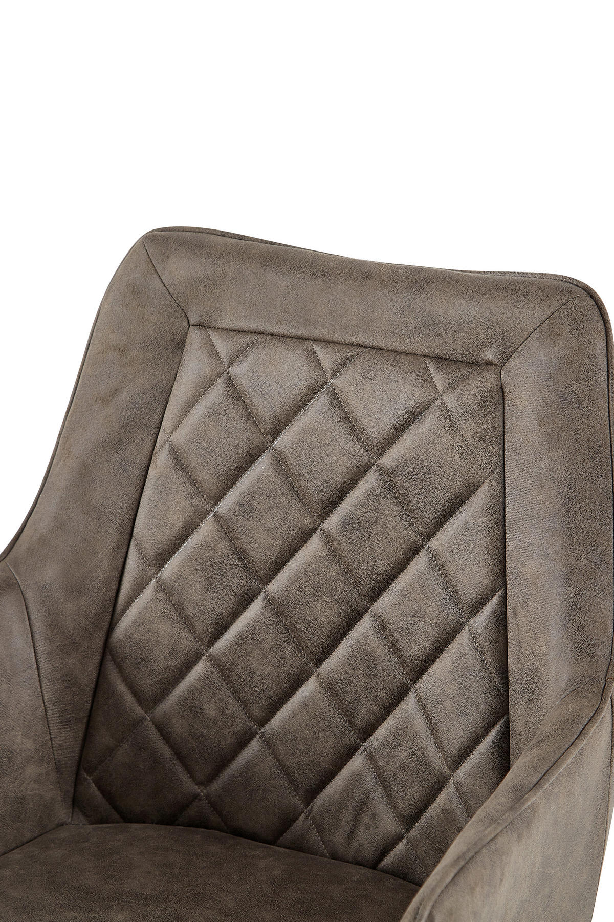 ARMLEHNSTUHL  in Eisen  - Braun, Design, Kunststoff/Metall (62/89/59.5cm) - Kayoom