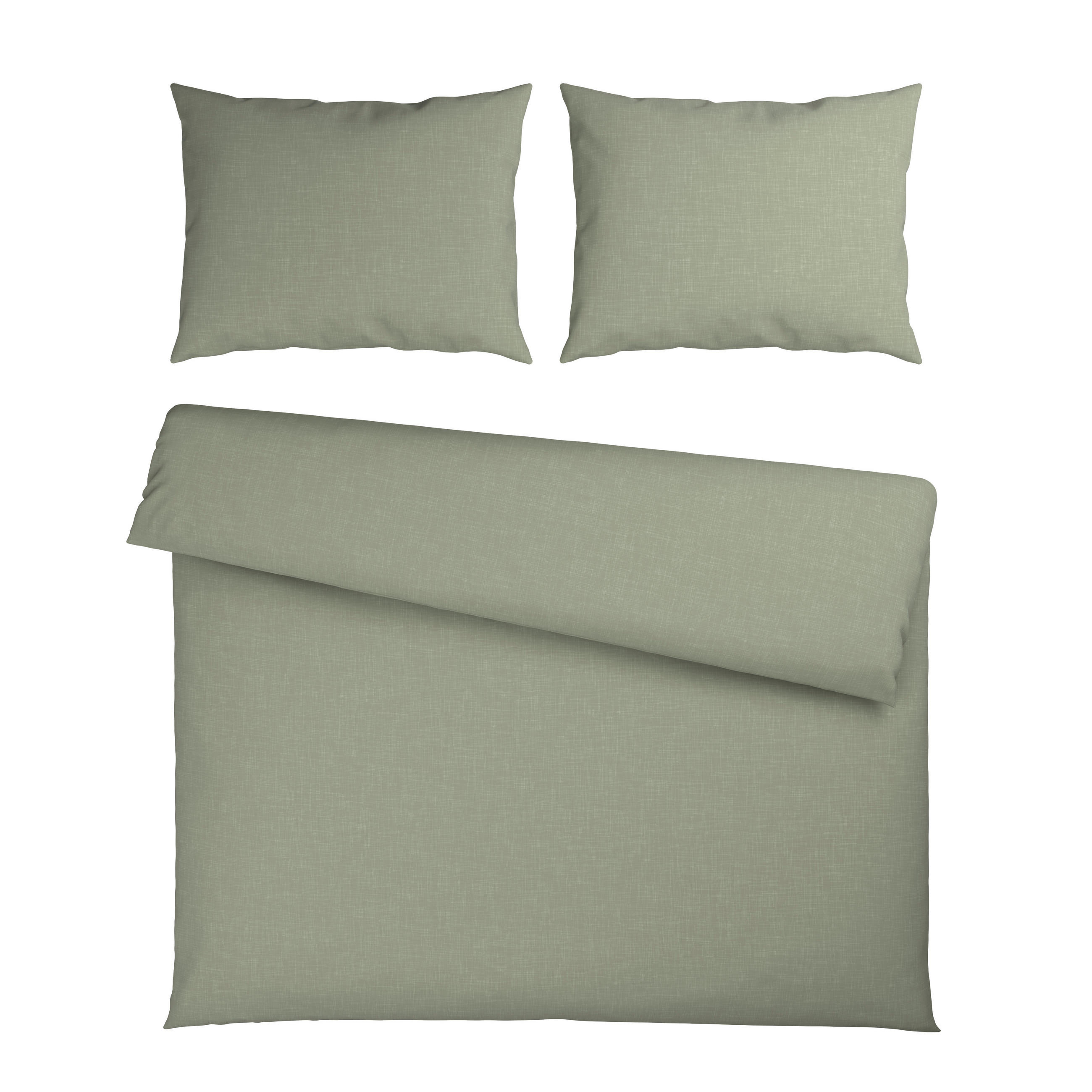 POSTELJNINA 200/200 cm flanela zelena  - zelena, tekstil (200/200cm) - Esposa