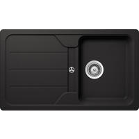 SPÜLE FOMD100AGNE  - Schwarz, Basics, Stein (86/50cm) - Schock