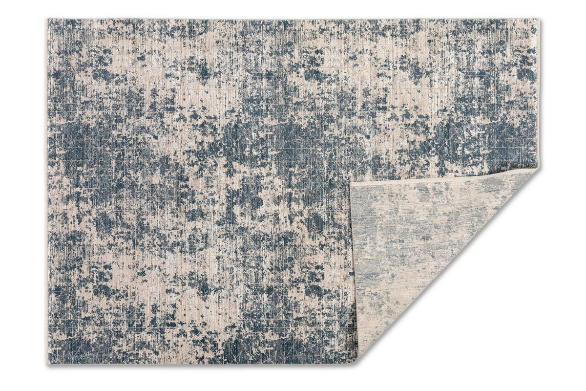 WEBTEPPICH 200/290 cm Venosa Blau, Creme rechteckig  - Blau/Creme, KONVENTIONELL, Textil (200/290cm) - Astra