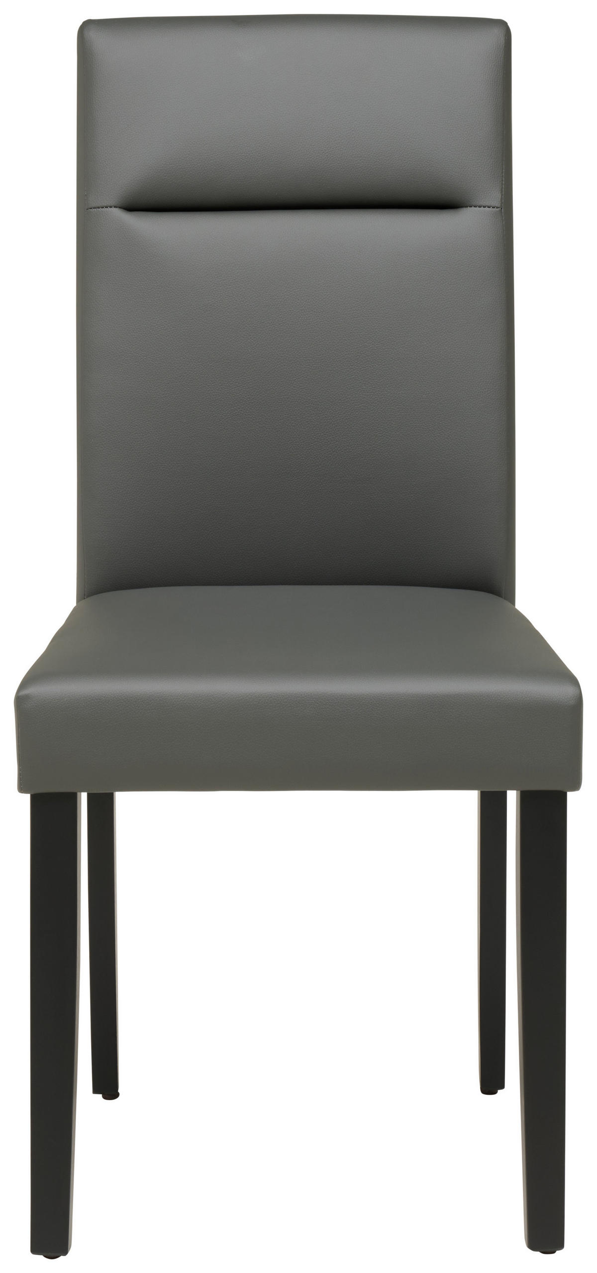 STUHL in Holz Schwarz, Dunkelgrau  - Dunkelgrau/Schwarz, Basics, Holz (57/96/44cm) - Livetastic