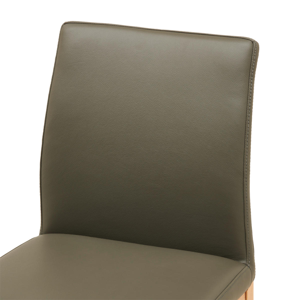 ŽIDLE, antracitová - barvy dubu/antracitová, Moderní, dřevo/kůže (48,5/86,5/60cm) - Livetastic