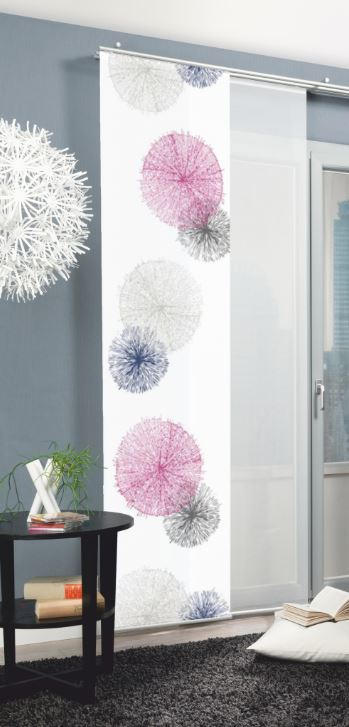 XXXLutz Flächenvorhang Flieder 60x245 cm