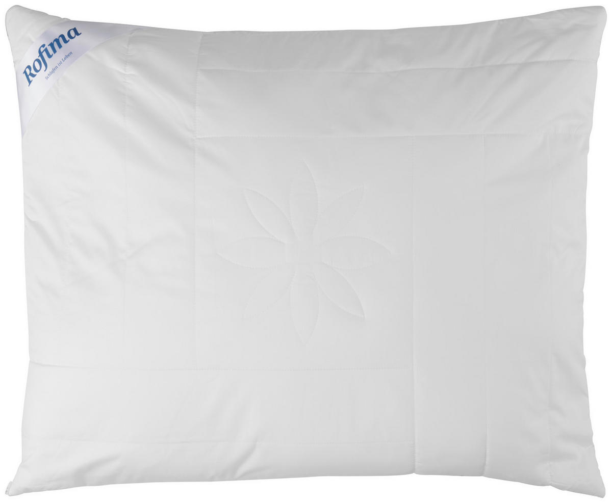 KOPFPOLSTER 70/90 cm  Novella  - Weiß, Basics, Naturmaterialien/Textil (70/90cm) - Rofima