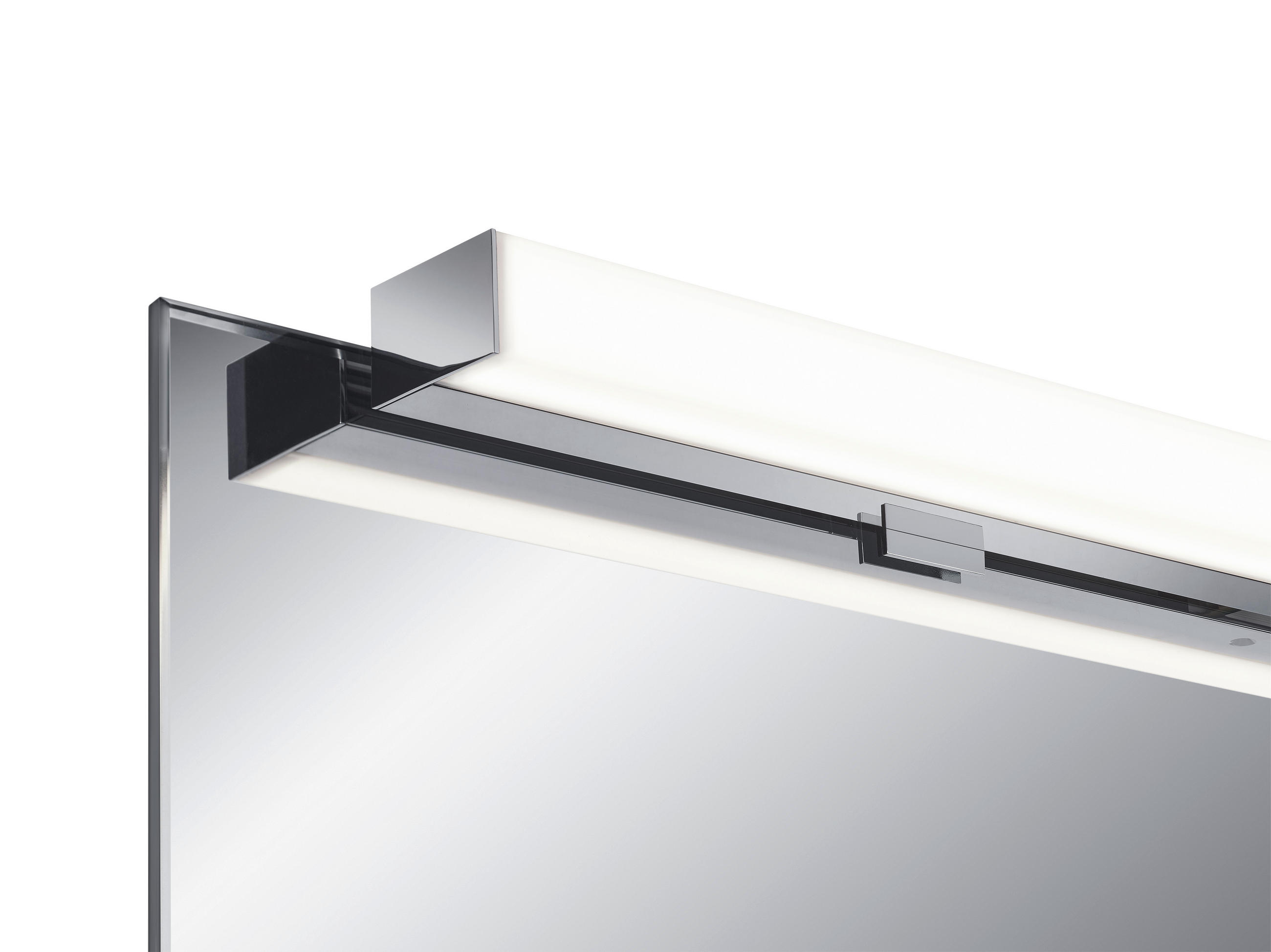 SPIEGELLEUCHTE Lado-S 2.5/60/4.0 cm   - Chromfarben, Basics, Metall (2.5/60/4.0cm) - Helestra