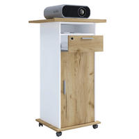 STEHPULT 60/50/108,3 cm  - Honigeiche/Weiß, Design, Holzwerkstoff (60/50/108,3cm) - MID.YOU