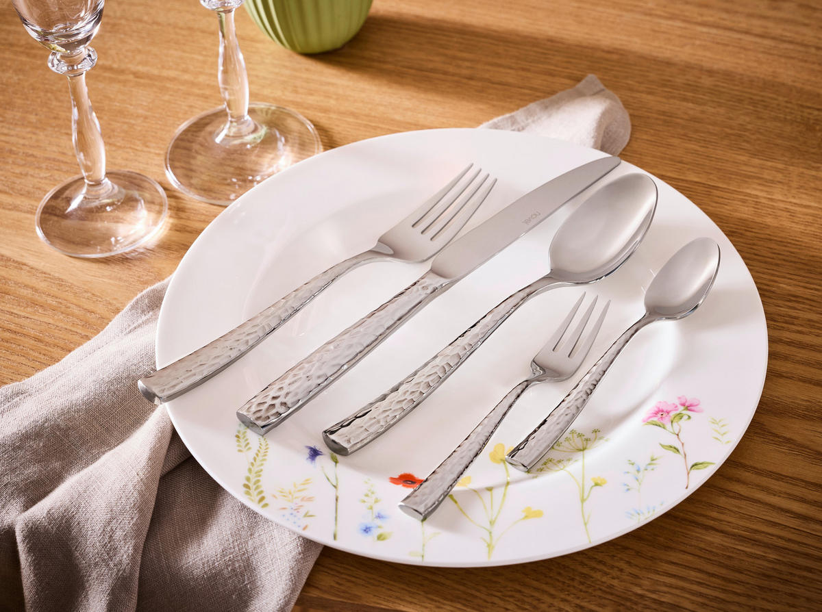 BESTICKSET  30 delar  - stålfärgad, Klassisk, metall - Novel