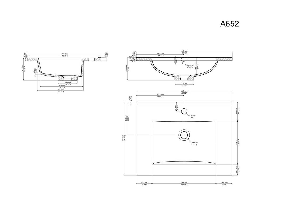 WASCHTISCHKOMBI 153 cm  - Graphitfarben/Weiß, Basics, Keramik/Holzwerkstoff (153cm) - MID.YOU