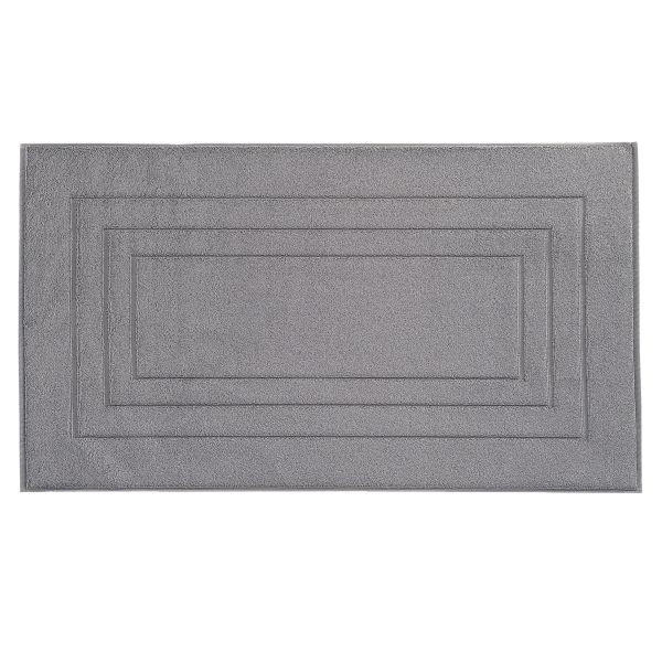 BADEMATTE Edelstahlfarben 67/120 cm  - Edelstahlfarben, Basics, Textil (67/120cm) - Vossen