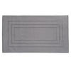 BADEMATTE Edelstahlfarben 60/100 cm  - Edelstahlfarben, Basics, Textil (60/100cm) - Vossen