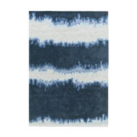 FLACHWEBETEPPICH Wohnzimmer 120/180 cm Blau, Weiß rechteckig  - Blau/Weiß, Basics, Textil (120/180cm) - Kayoom
