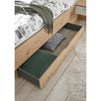 BETTSCHUBKASTEN 137,2/19,1/61,5 cm Eiche Artisan  - Eiche Artisan, MODERN, Holzwerkstoff/Kunststoff (137,2/19,1/61,5cm) - Livetastic