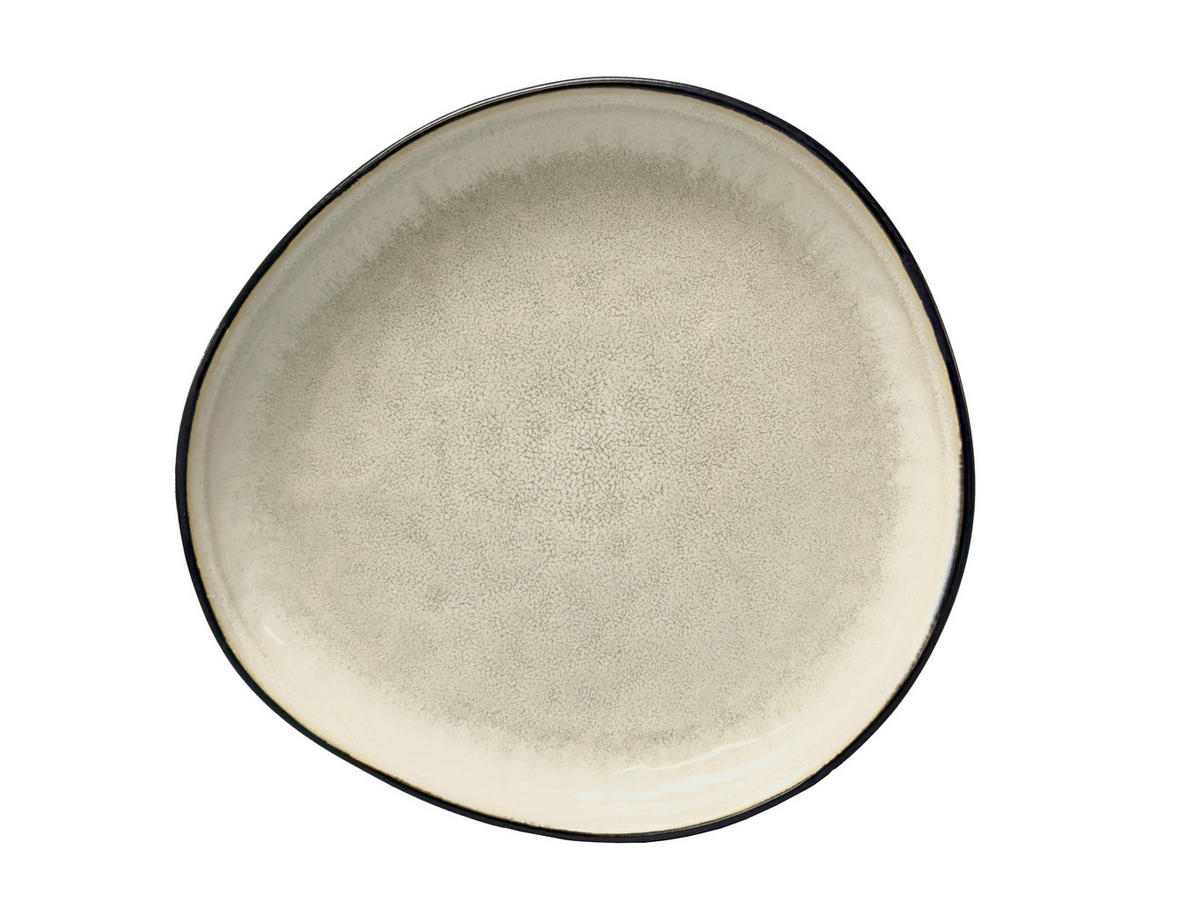 Farfurie Pentru Desert 22,6/22,3 cm  - crem, Trend, ceramică (22,6/22,3cm) - Novel