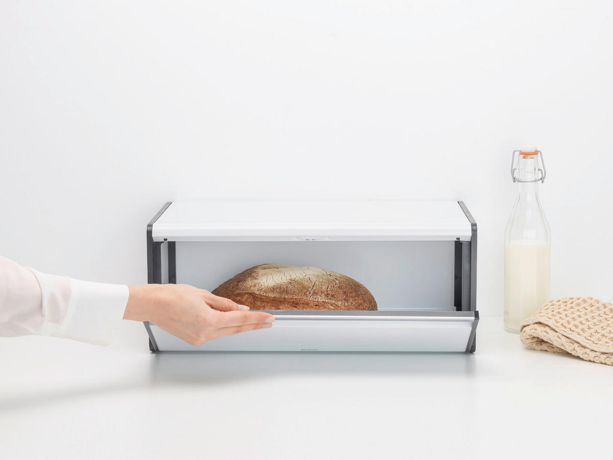 CHLEBNÍK - biela, Design, kov (46.5/18.7/25cm) - Brabantia