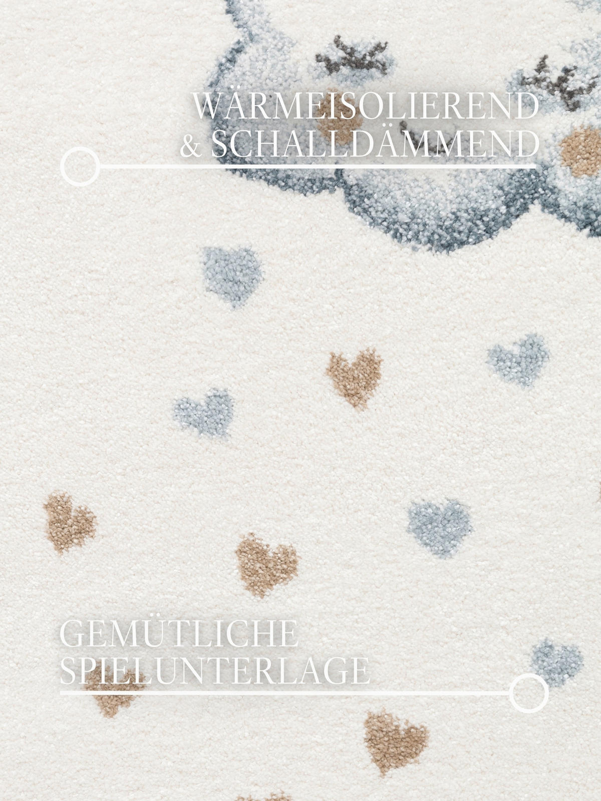 KINDERTEPPICH 160 cm Boho Kids  - Beige/Multicolor, Basics, Kunststoff (160cm) - Villeroy & Boch